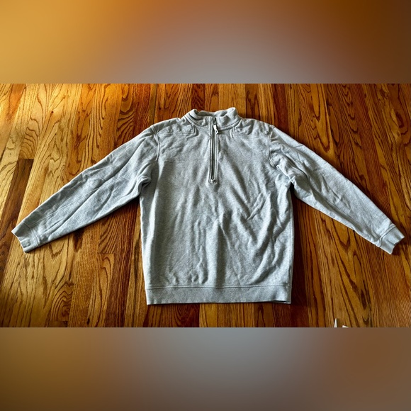 Vineyard Vines Men's Classic Gray Quarter Zip-Up - Medium - Picture 1 of 9